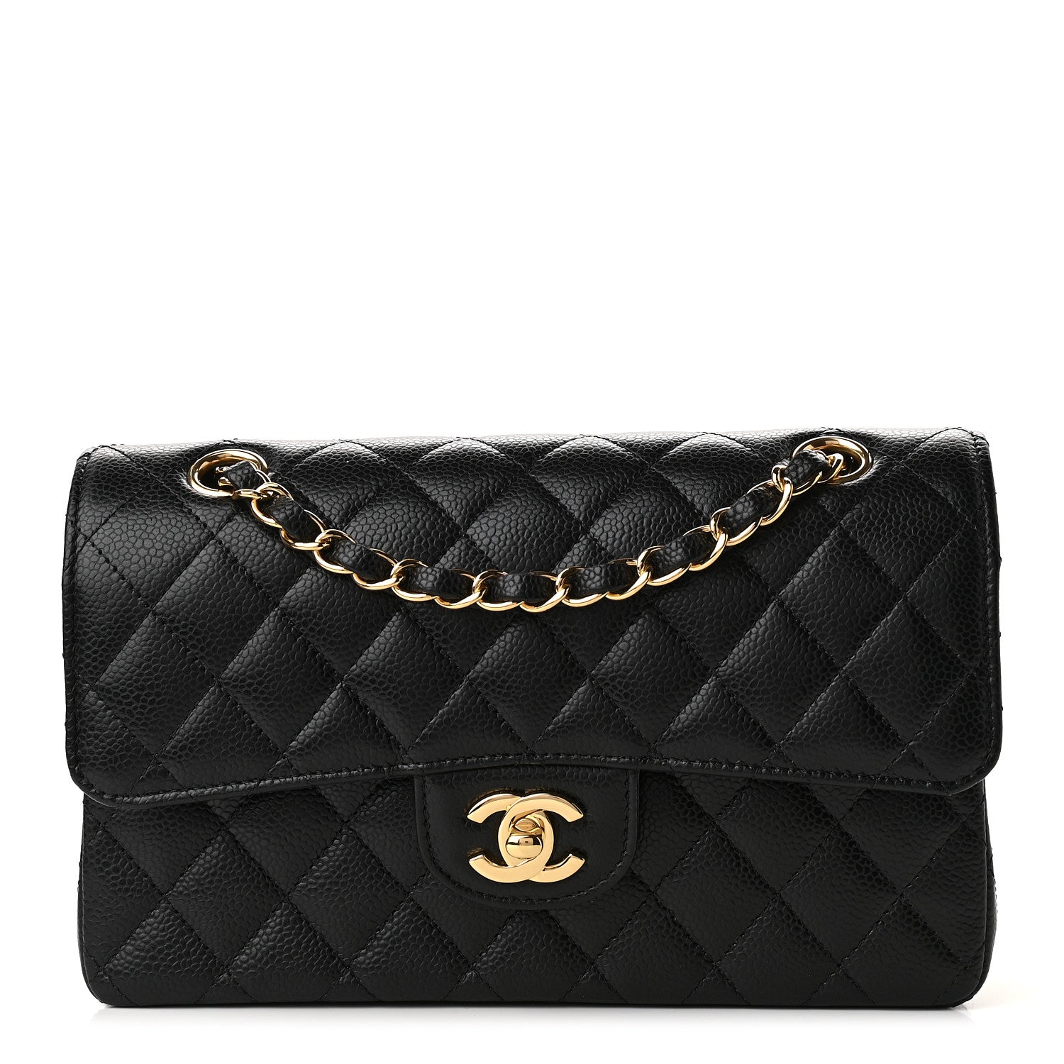 Chanel Caviar Quilted Small Double Flap Black 1 of 9