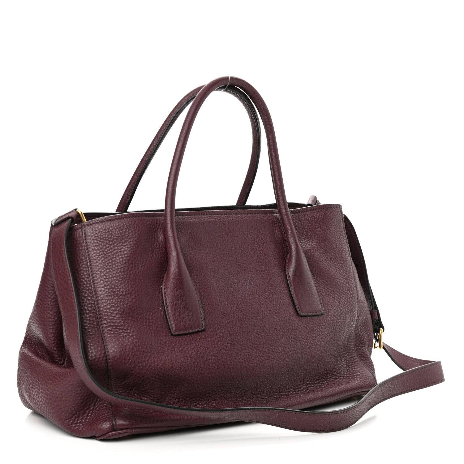 Prada Vitello Daino Tote Granato 2 of 10