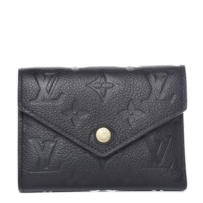Louis Vuitton Empreinte Victorine Wallet Black 1 of 7