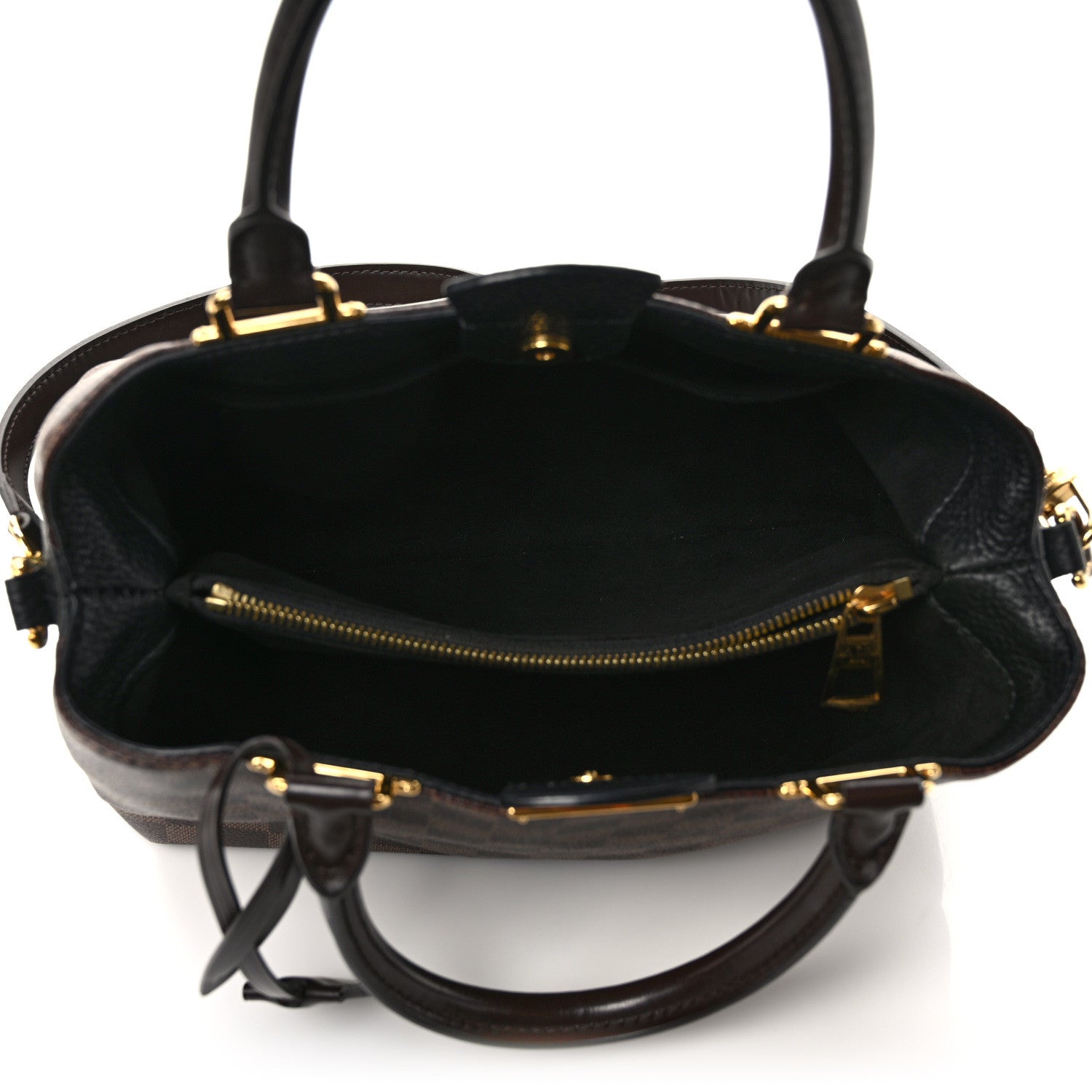Louis Vuitton Damier Ebene Cuir Taurillon Brittany Black 5 of 10