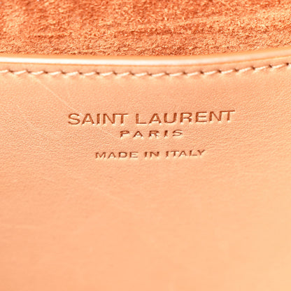 Saint Laurent Calfskin Monogram Take Away Box Dusty Vintage Brown Gold 6 of 11