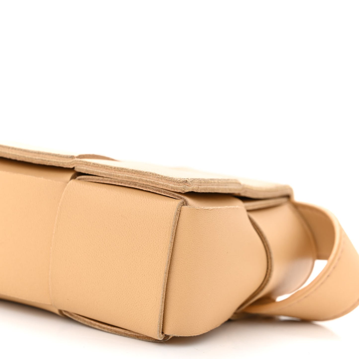 Nappa Maxi Intreccio The Belt Cassette Bag Almond