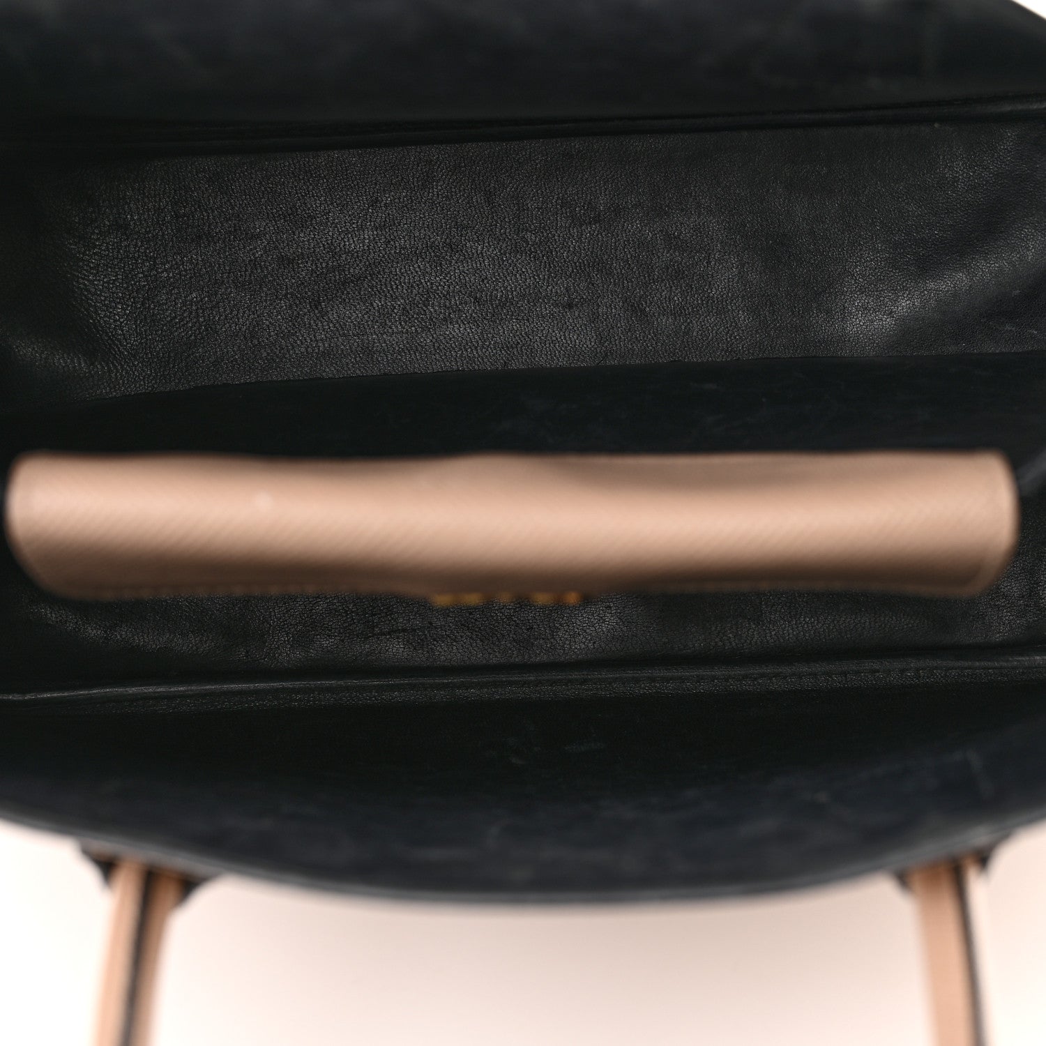 Prada Saffiano Cuir Small Double Bag Cammeo Black 4 of 9