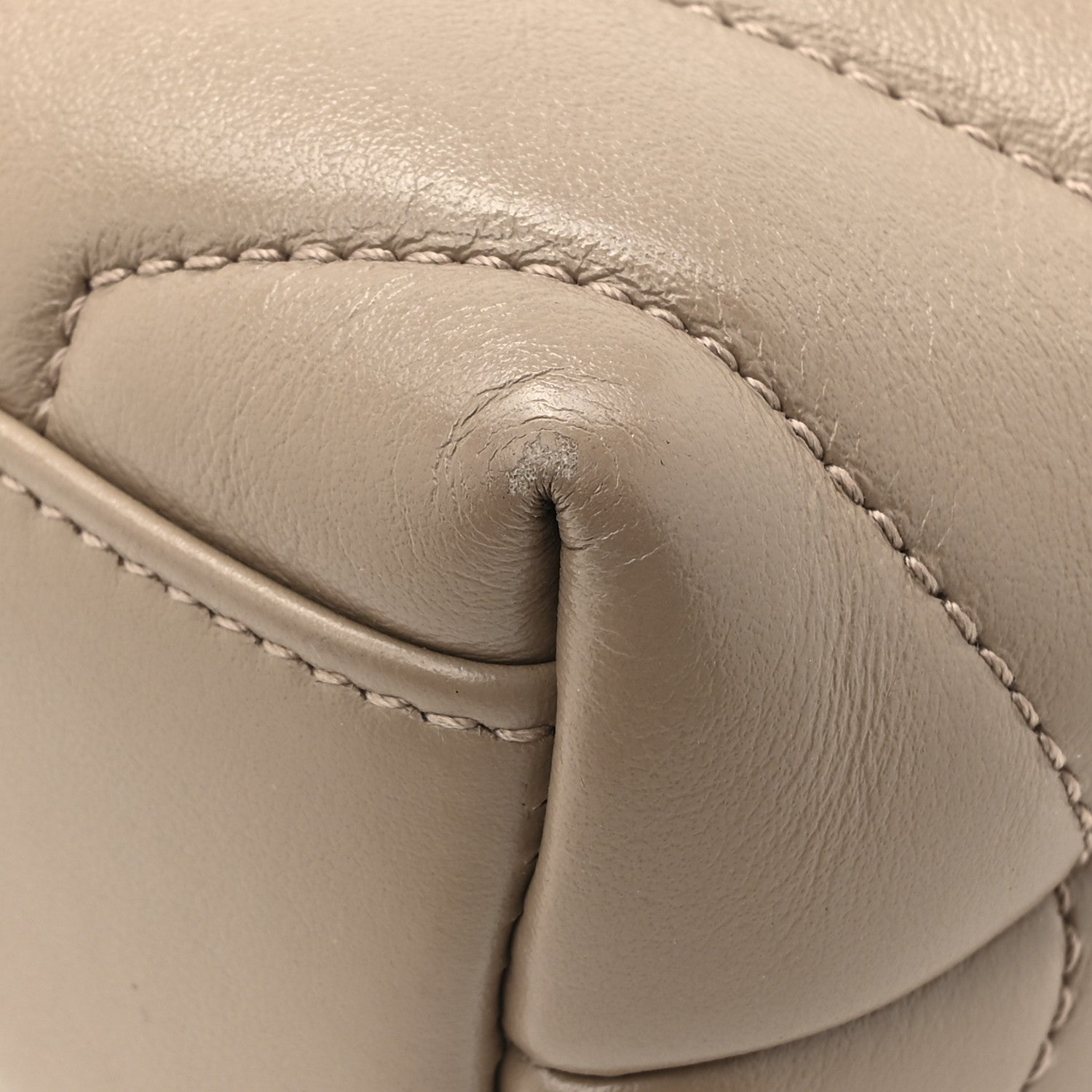 Saint Laurent Calfskin Y Quilted Monogram Toy Loulou Crossbody Bag Dark Beige 13 of 14