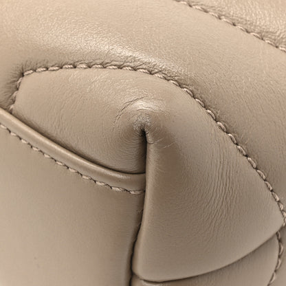 Saint Laurent Calfskin Y Quilted Monogram Toy Loulou Crossbody Bag Dark Beige 13 of 14