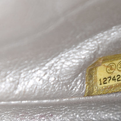 Chanel Metallic Calfskin Quilted 2.55 Reissue Clutch Silver 7 of 25