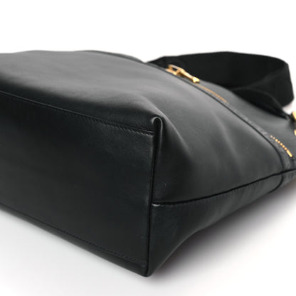 Tom Ford Calfskin Medium Avery Hobo Shoulder Bag Black 8 of 8