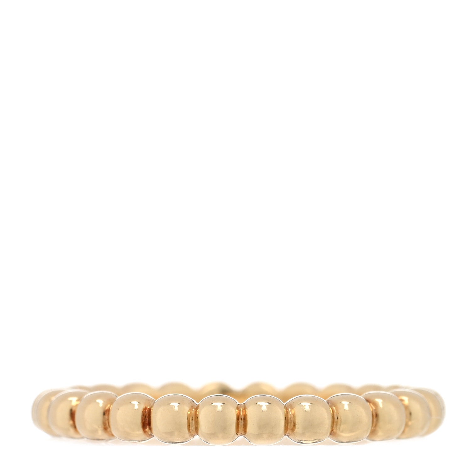 Van Cleef & Arpels 18K Yellow Gold Medium Perlee Ring 57 8 3 of 5