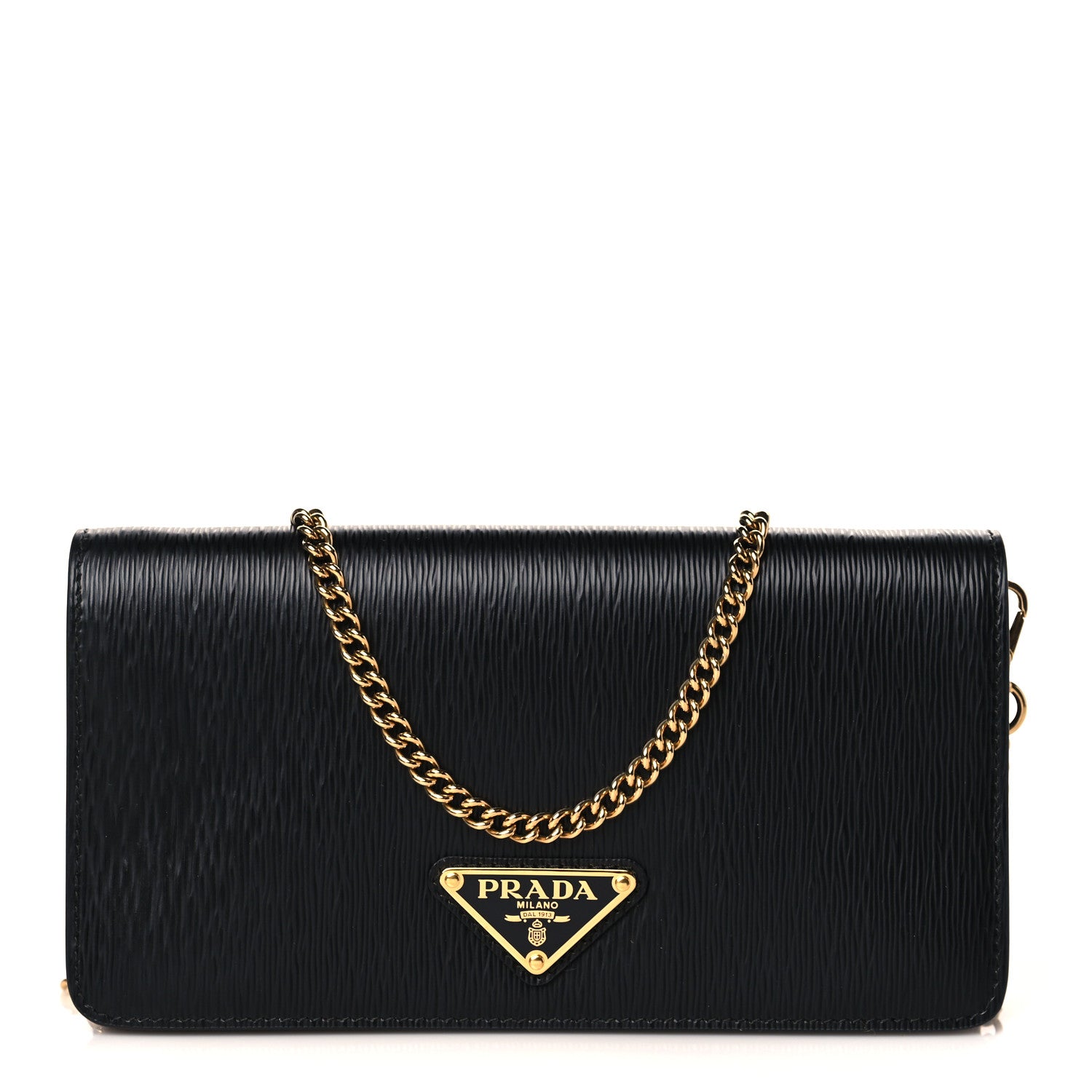 Prada Vitello Move Triangle Logo Miniborse Black 1 of 10