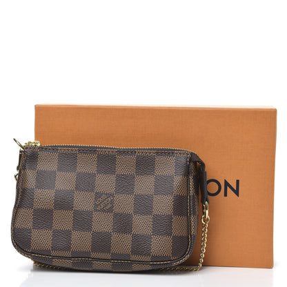 Louis Vuitton Damier Ebene Mini Pochette Accessories 10 of 10