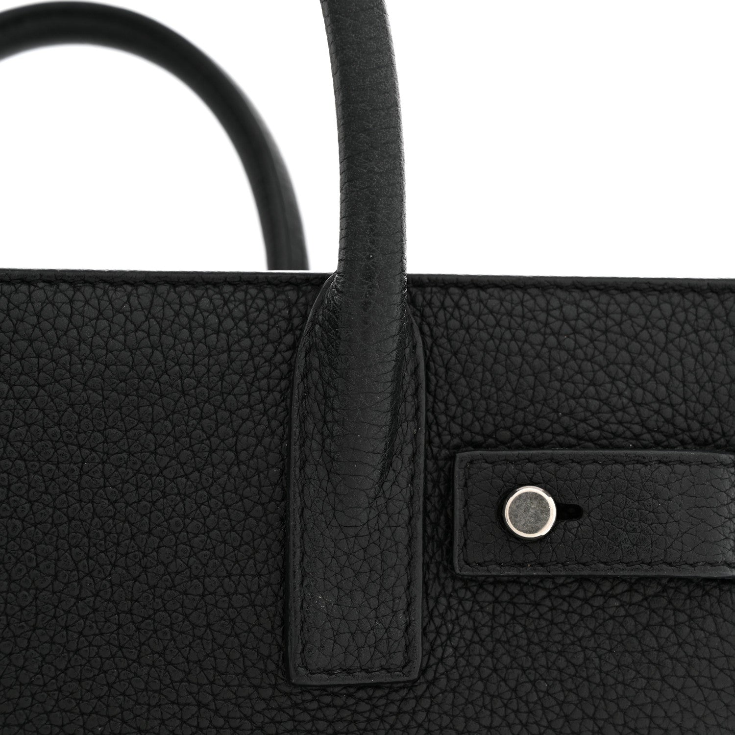 Saint Laurent Grained Calfskin Nano Sac De Jour Souple Black Black 12 of 14