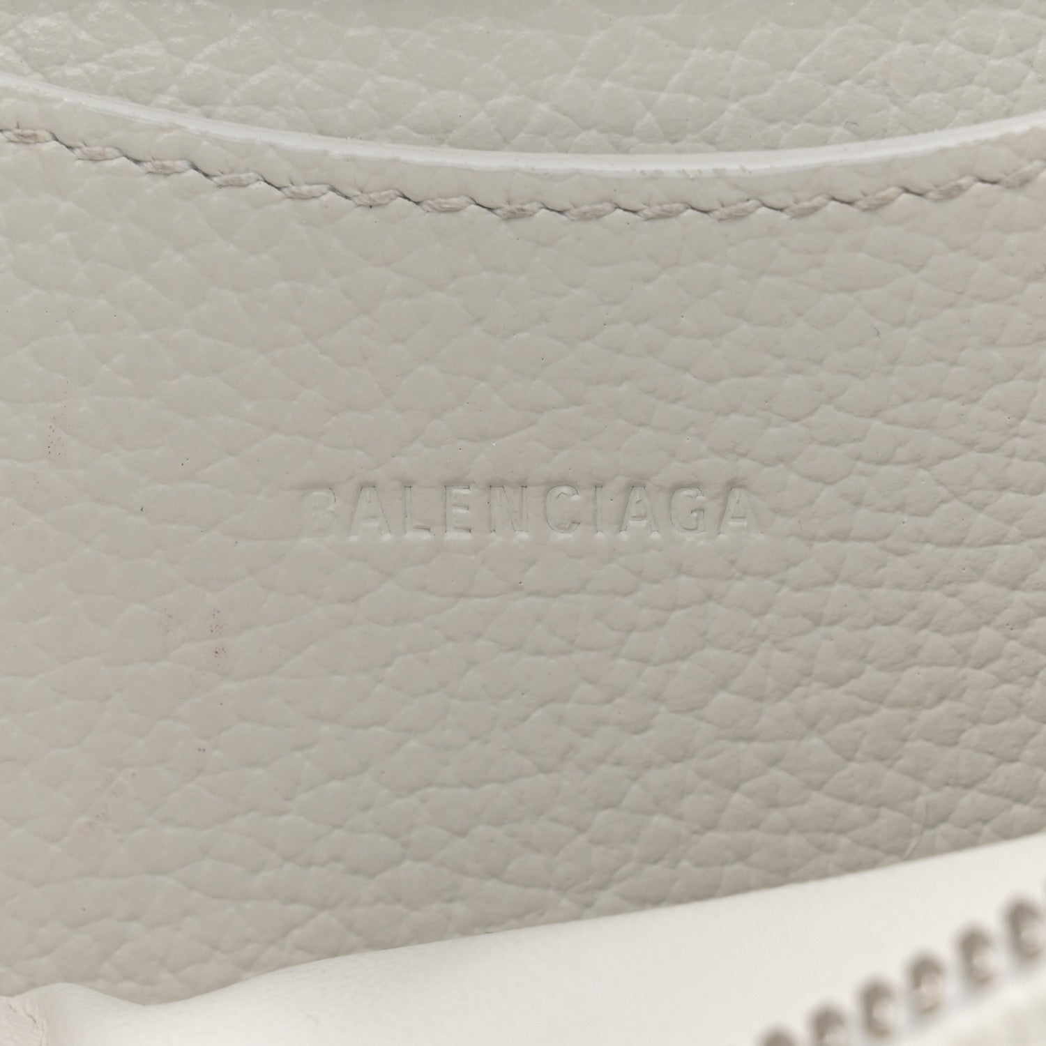 Balenciaga Grained Calfskin Neo Classic Silver Hardware Mini City White 6 of 15