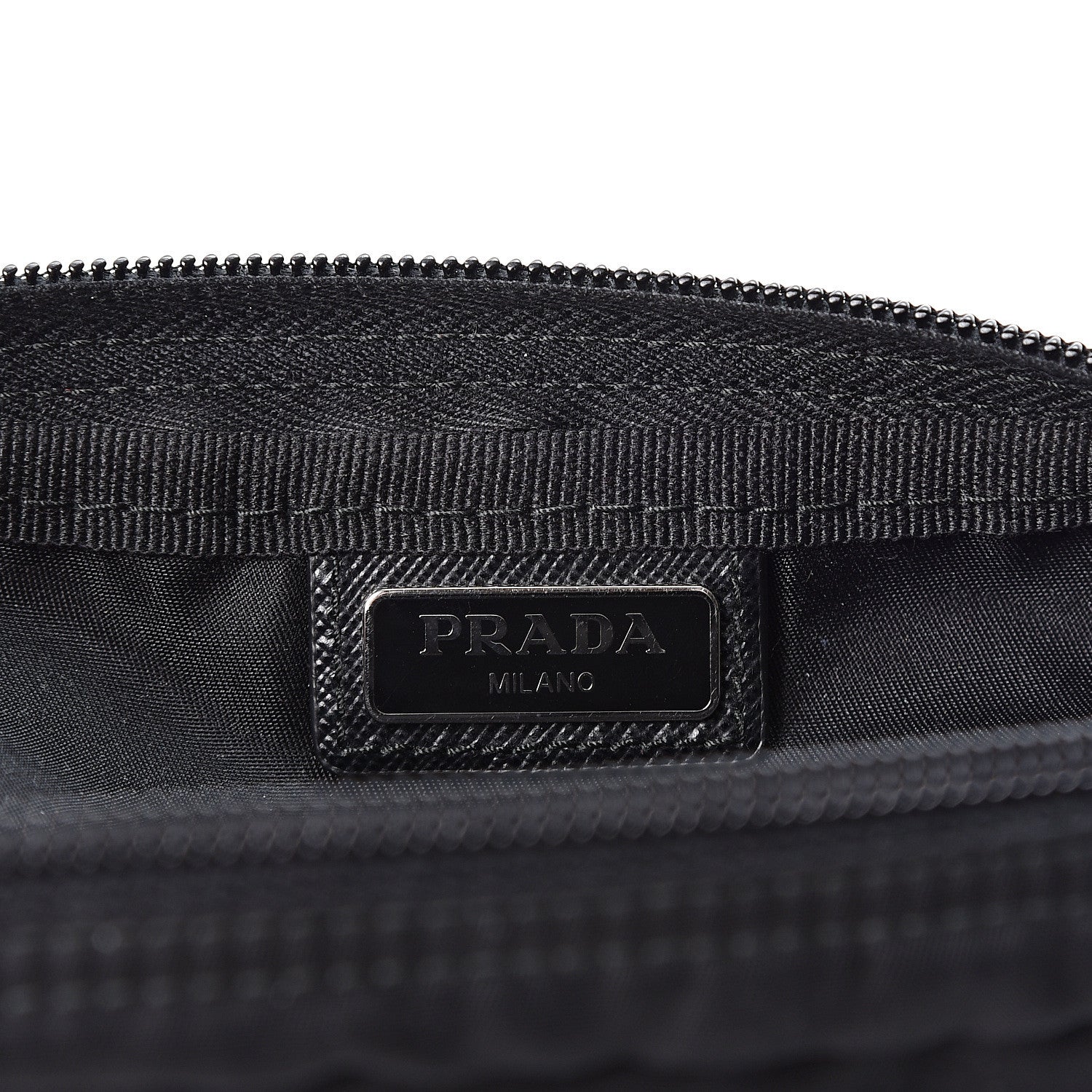 Prada Nylon Vela Cosmetic Pouch Black 5 of 7