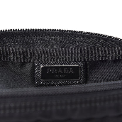 Prada Nylon Vela Cosmetic Pouch Black 5 of 7