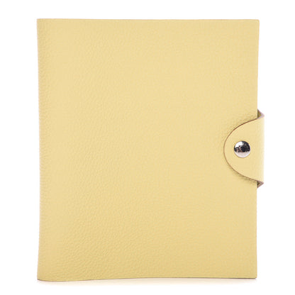 Hermes Togo Ulysse PM Agenda Cover Jaune Poussin 1 of 9