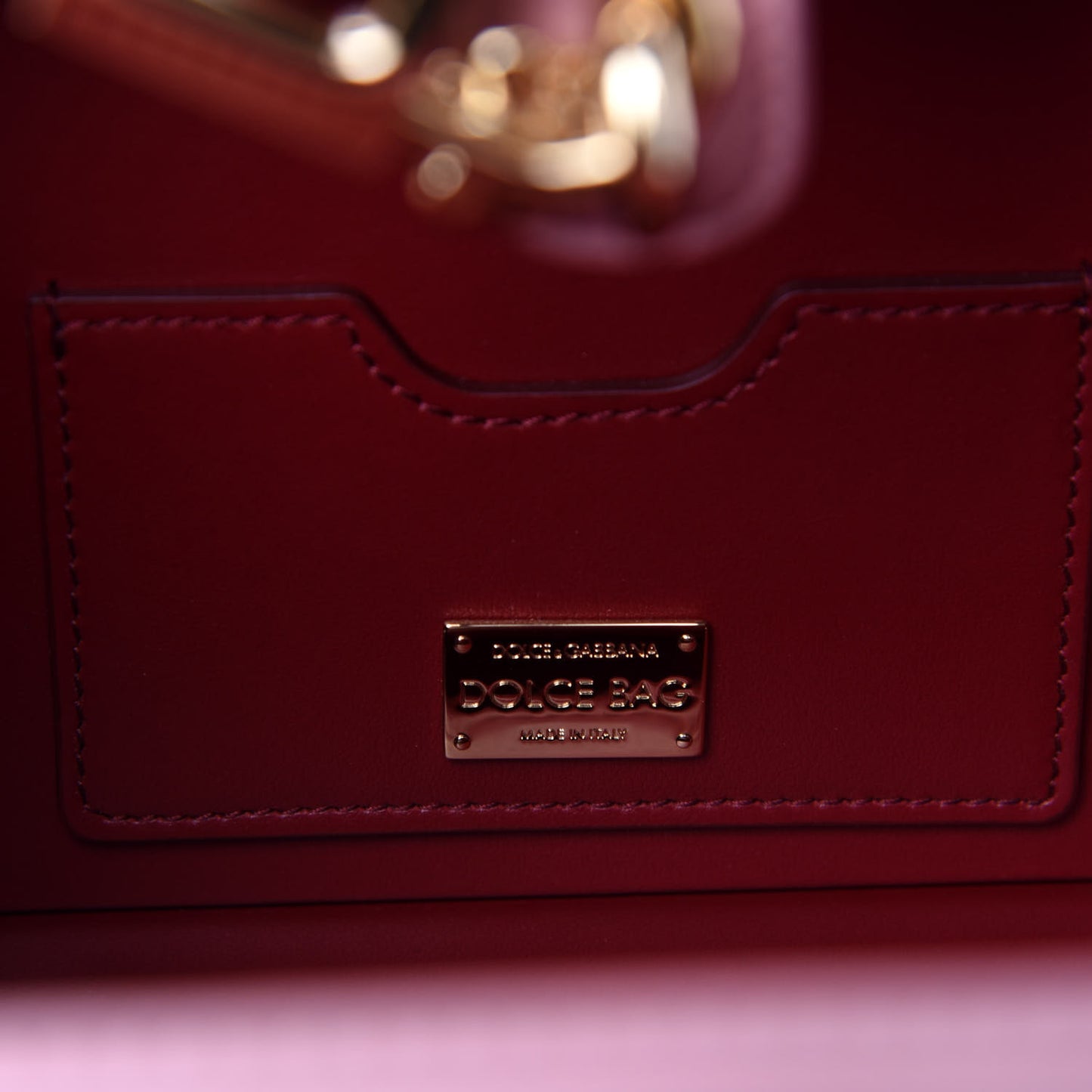 Lambskin Quilted Box Bag Pink