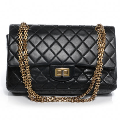 Chanel Lambskin 2.55 Reissue 225 Flap Black 1 of 8