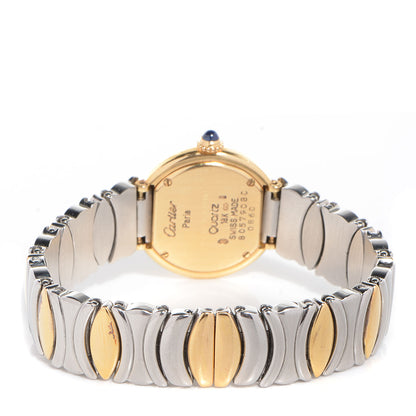 Cartier Stainless Steel 18K Yellow Gold 24mm Baignoire Quartz Watch 3 of 5