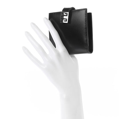 Givenchy Textured Calfskin GV3 Wallet Black 2 of 7