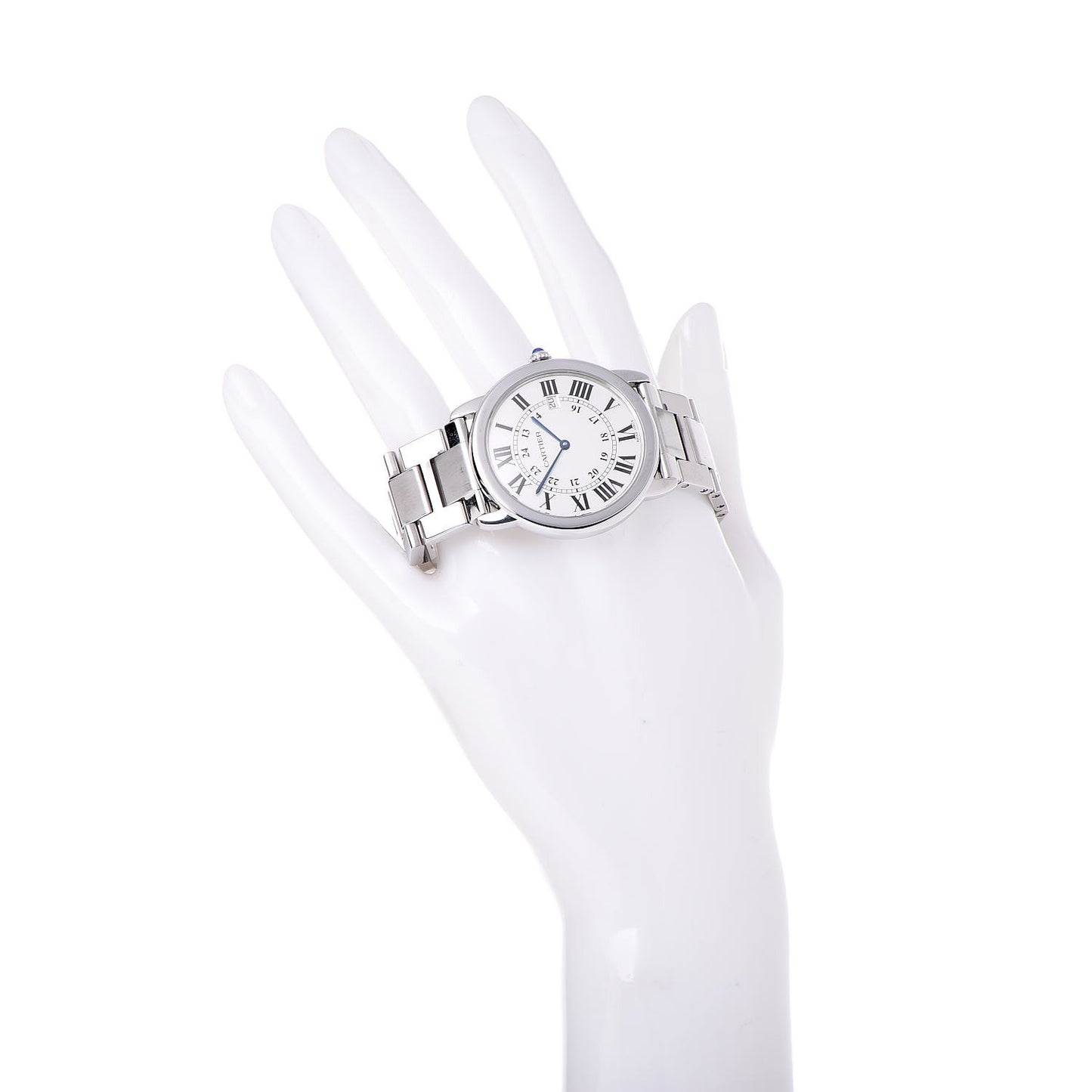Stainless Steel 36mm Ronde Solo Quartz Watch