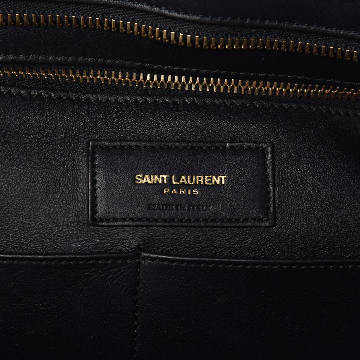 Calfskin Medium Classic Y Cabas Black