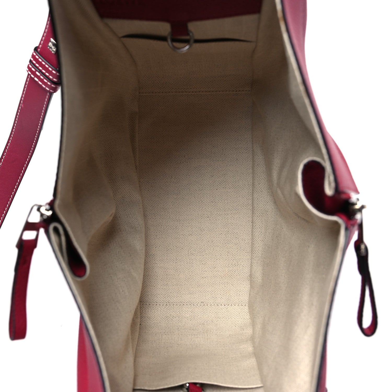 Loewe Grained Calfskin Small Hammock Shoulder Bag Raspberry 5 of 10