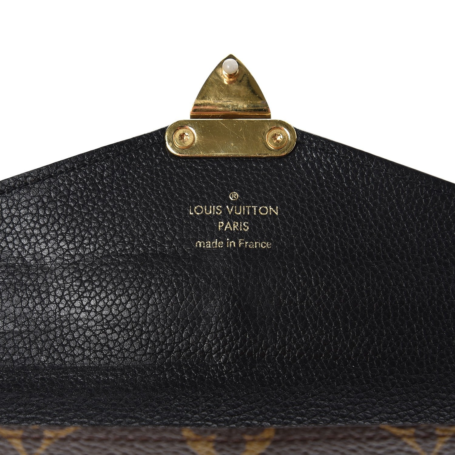 Louis Vuitton Monogram Pallas Wallet Black 5 of 7