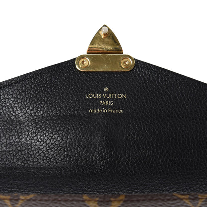 Louis Vuitton Monogram Pallas Wallet Black 5 of 7