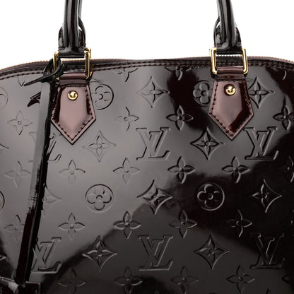 Louis Vuitton Vernis Alma GM Amarante 8 of 10