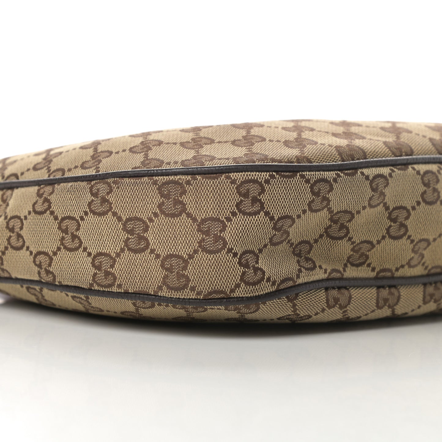 Monogram Medium Half Moon Hobo Dark Brown