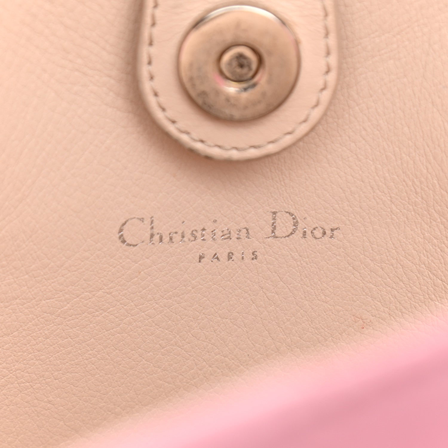 Christian Dior Calfskin Small Addict Shopping Tote Pink 6 of 16