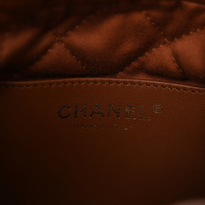 Chanel Shiny Calfskin Quilted Mini Chanel 22 Light Brown 7 of 11