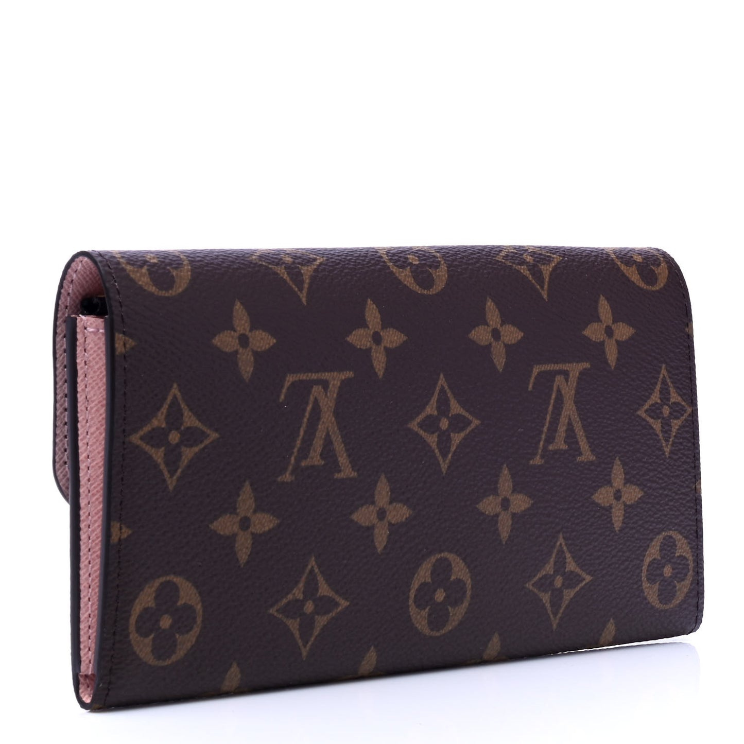 Monogram Emilie Wallet Rose Ballerine