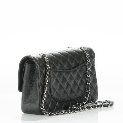 Chanel Caviar Quilted Medium Double Flap Black 3 of 8