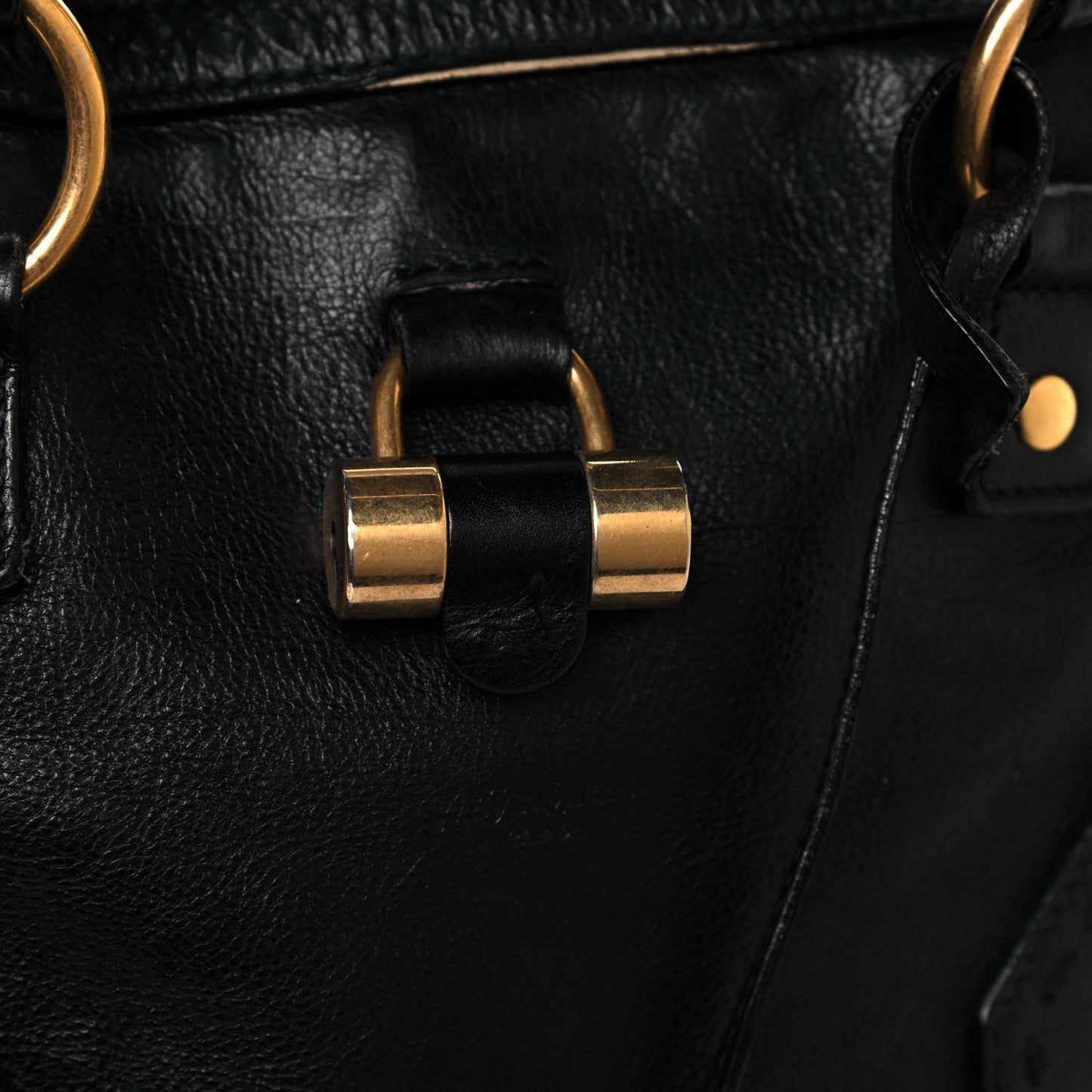 Calfskin Large Muse Black