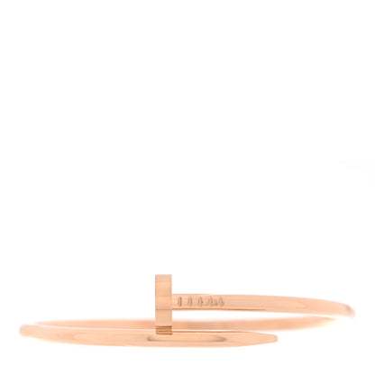 Cartier 18K Pink Gold Juste Un Clou Bracelet 18 1 of 5