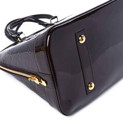 Louis Vuitton Vernis Alma MM Amarante 10 of 12