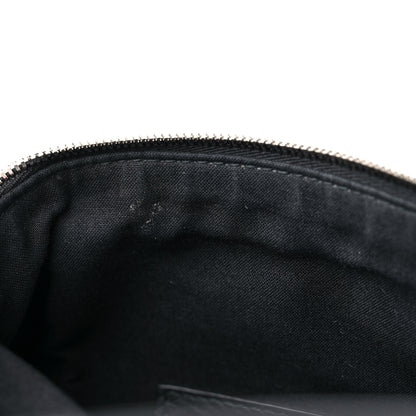 Balenciaga Smooth Calfskin Logo Everyday Beltpack XS Black White 10 of 12