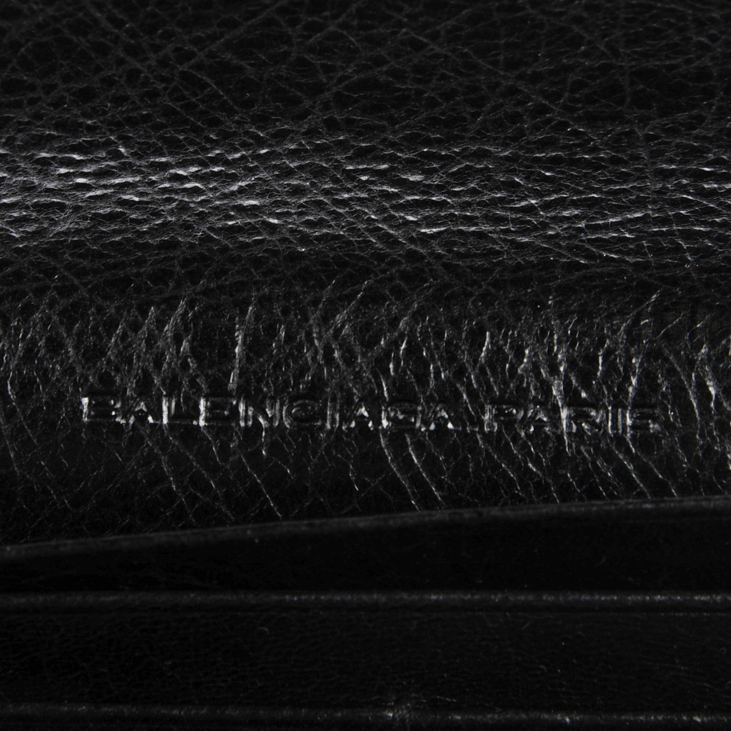 Balenciaga Agneau Classic Hardware Money Wallet Black 5 of 8
