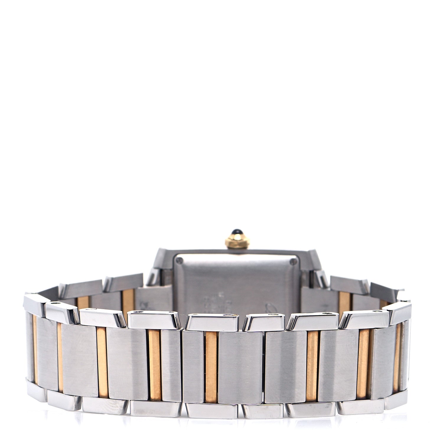 Cartier Stainless Steel 18K Yellow Gold 28mm Tank Francaise Automatic Watch 3 of 4