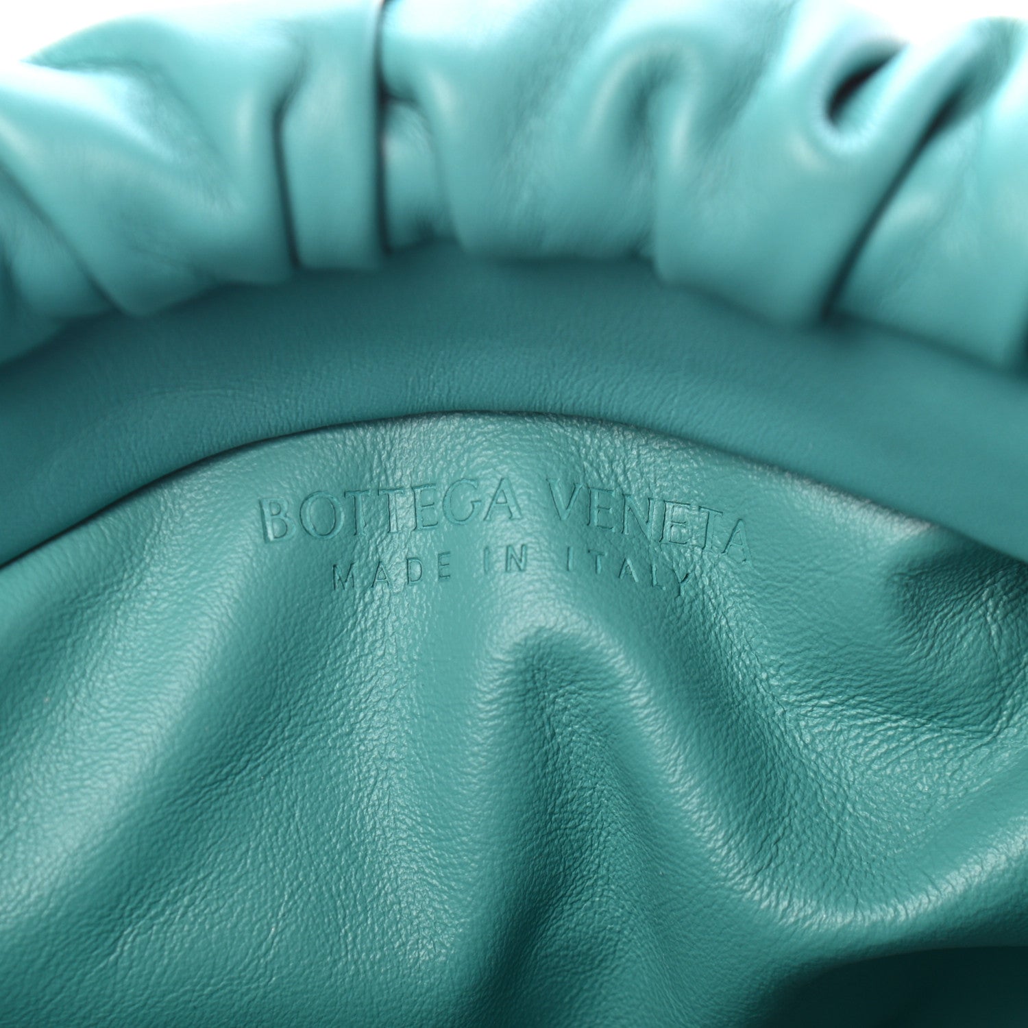 Bottega Veneta Calfskin The Pouch Chain Linloleum 6 of 10