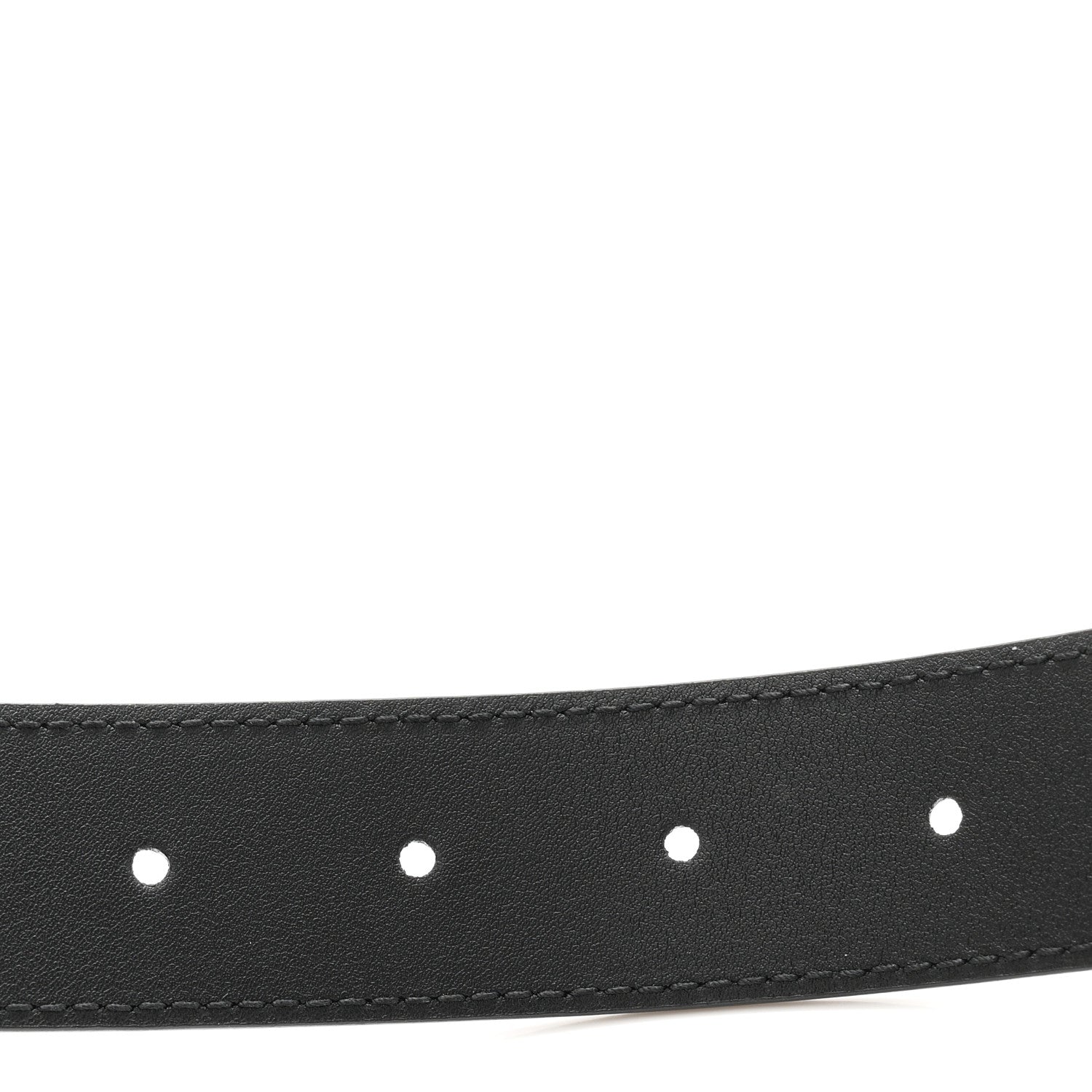 Gucci Plutone Calfskin Interlocking G 30mm Belt 120 48 Belt Black 4 of 4