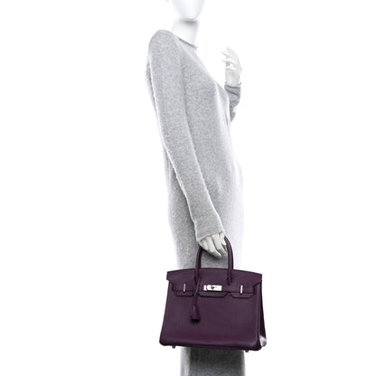 Hermes Fjord Birkin 30 Cassis 2 of 10