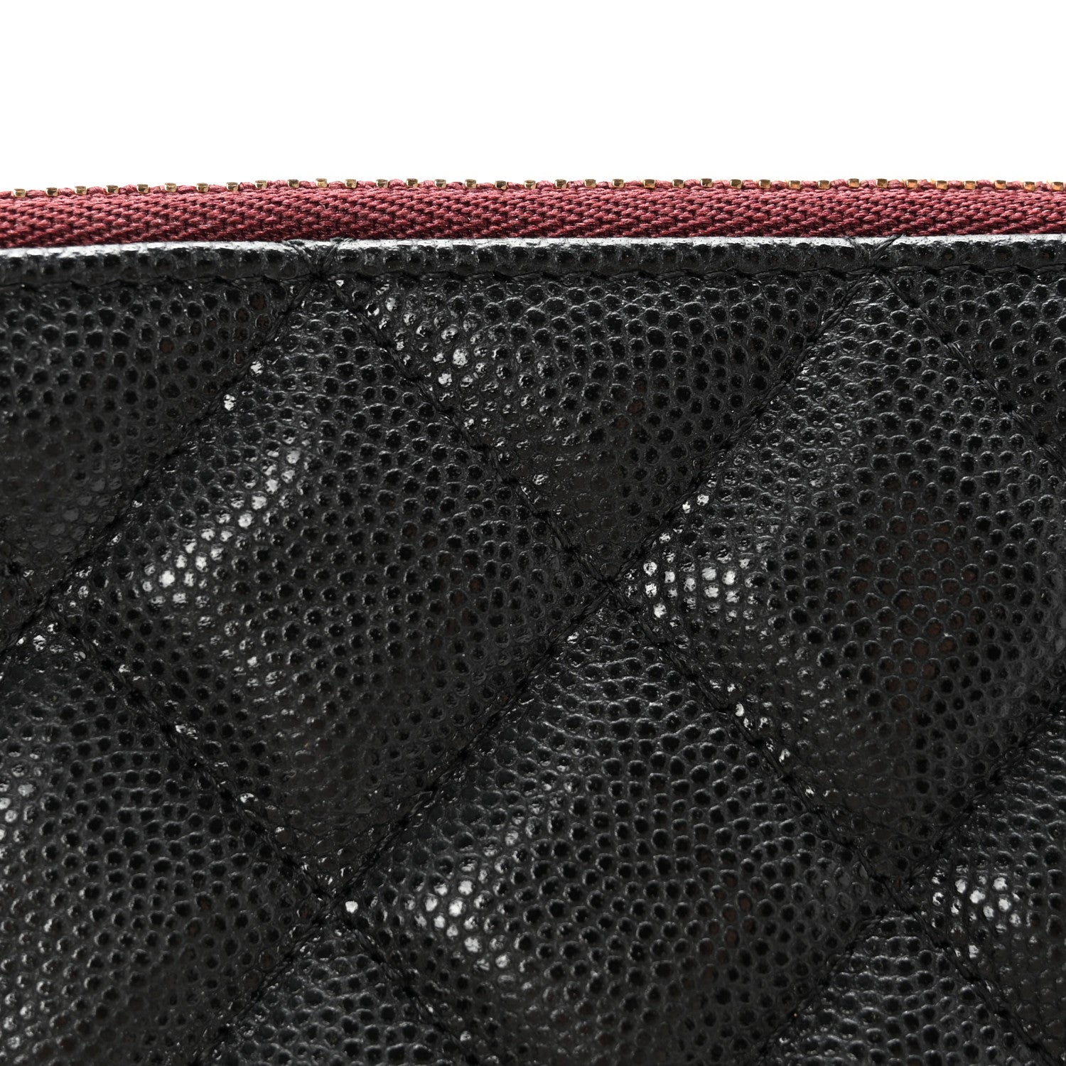 Chanel Caviar Quilted Medium Cosmetic Case Black 10 of 11