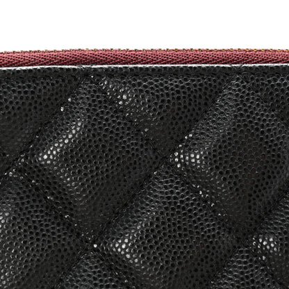 Chanel Caviar Quilted Medium Cosmetic Case Black 10 of 11