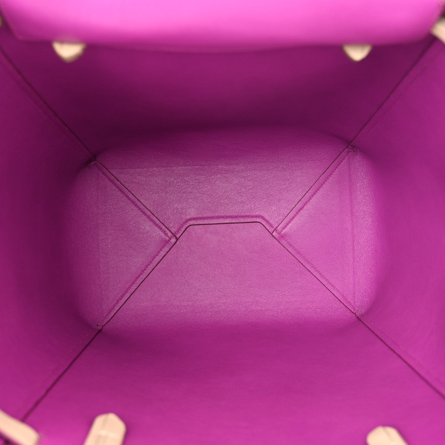 Celine Smooth Calfskin Small Tassel Cabas Phantom Dune Magenta 5 of 10