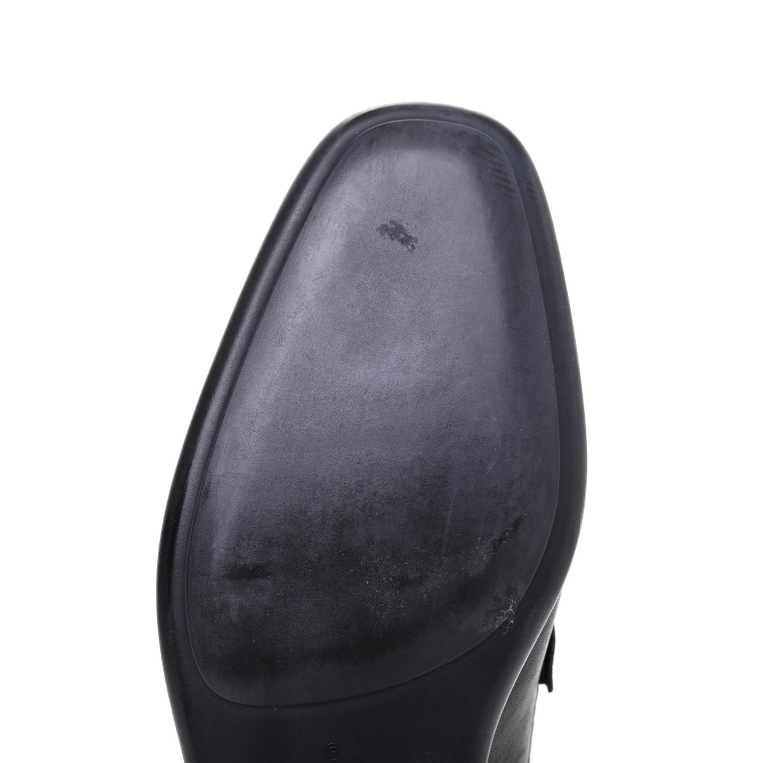 Gucci Calfskin Mens Horsebit Driver Loafers 7.5 Black 9 of 17