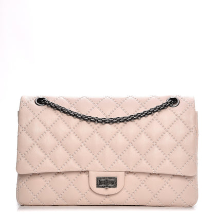 Chanel Calfskin Vivid Stitched 2.55 Reissue 226 Flap Light Pink 1 of 10