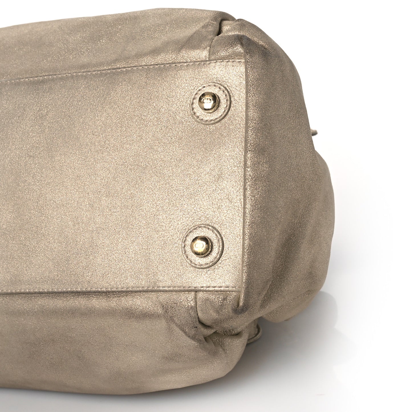 Metallic Lambskin Medium Le Trente Tote Gold