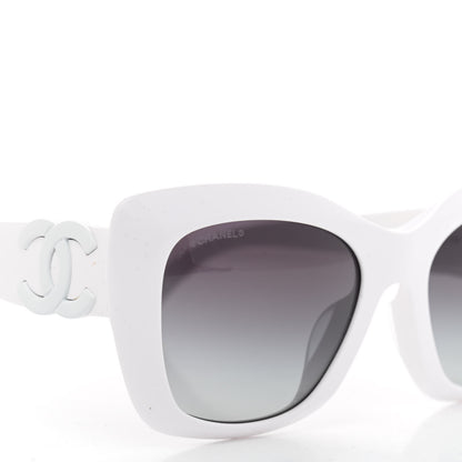 Chanel Acetate Square Sunglasses 71391 White 7 of 7